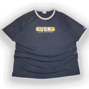 Vintage 90's Champion‎ Gray Ringer Graphic Tee